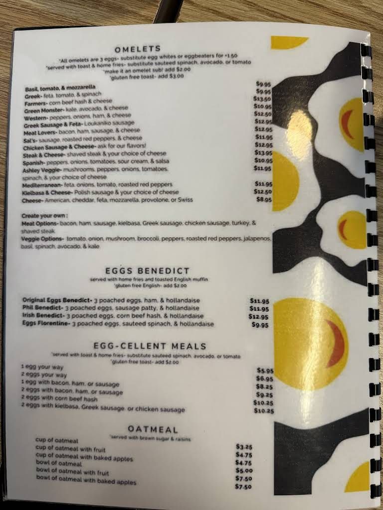 Lincoln's Landing Menu 2