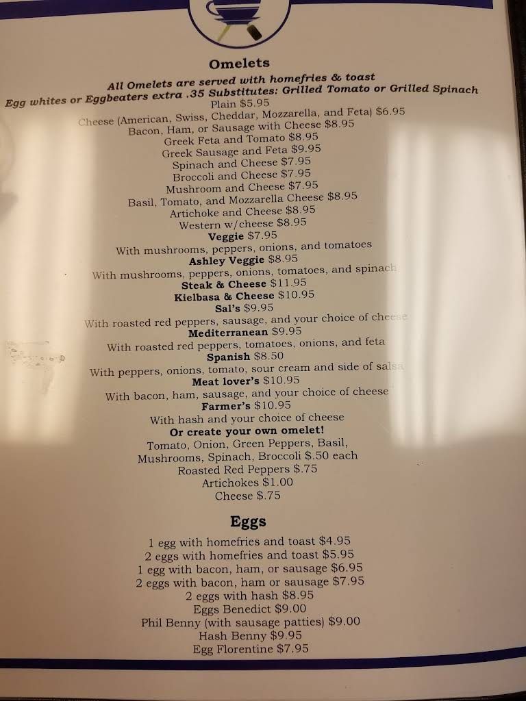 Lincoln's Landing Menu 8